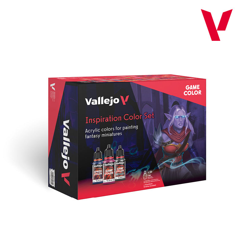 Vallejo Paint 72182 Game Color Inspiration Color 0.6 oz Paint Bottle (Set of 48)