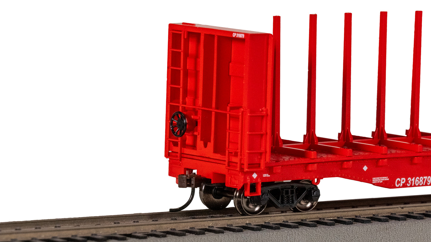 Bachmann 12907 HO CP Rail 52' Center-Beam Flatcar #316879