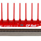 Bachmann 12907 HO CP Rail 52' Center-Beam Flatcar #316879