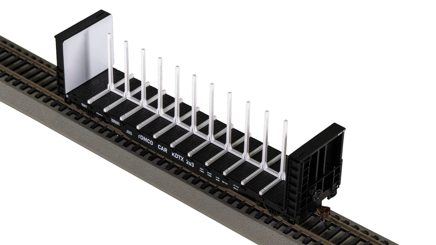 Bachmann 12908 HO Tomco Car 52' Center-Beam Flatcar #203
