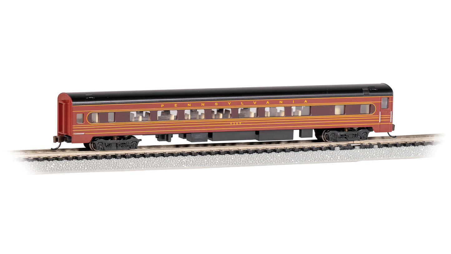 Bachmann 14259 N PRR RTR 85' Smooth-Side Coach with Interior Lighting #4269