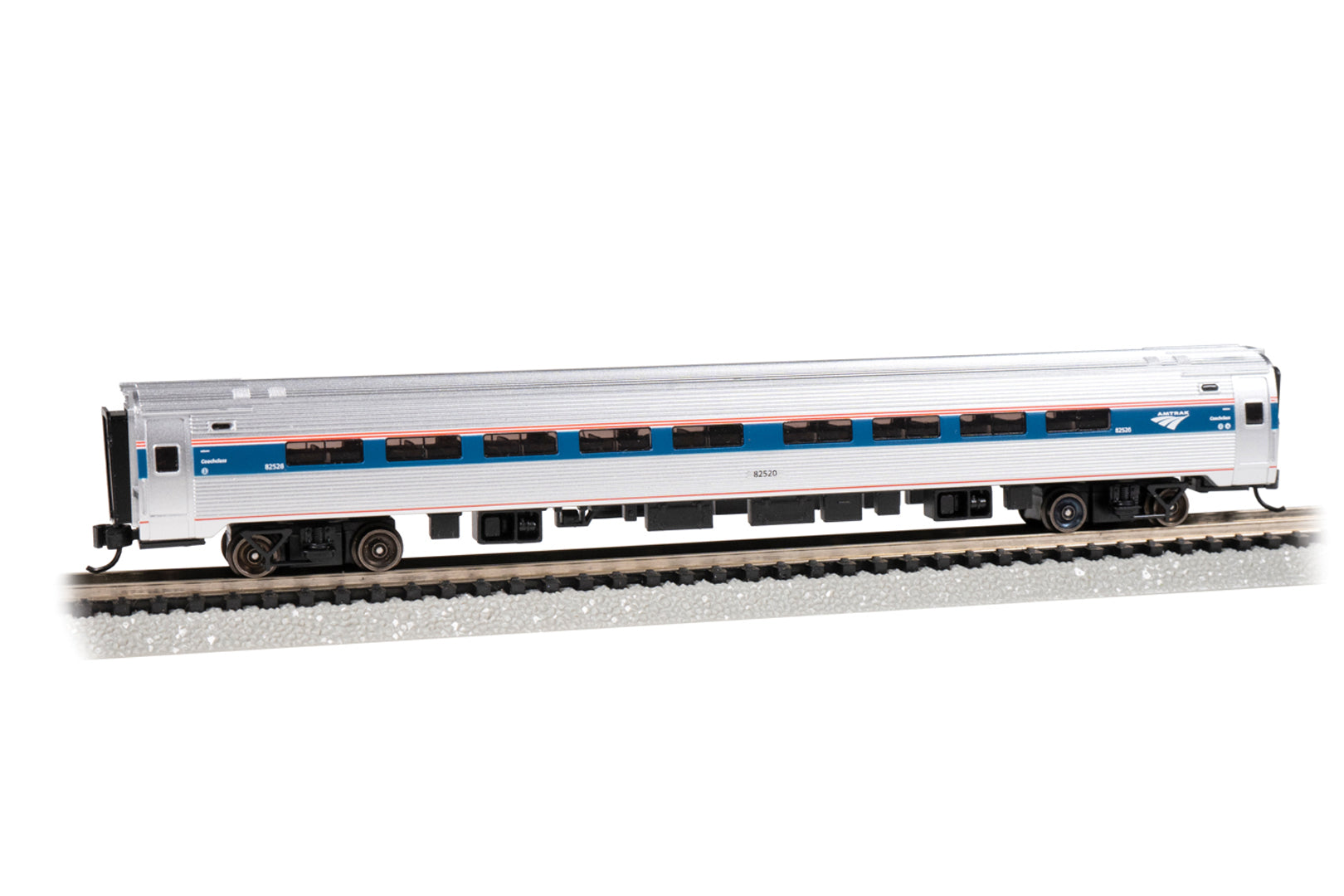 Bachmann 14172 N Amtrak Ready to Run Phase VI Amfleet I Coach w/Lighting #82560