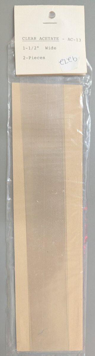 Blue Mountain AC-13 Clear Acetate 1-1/2
