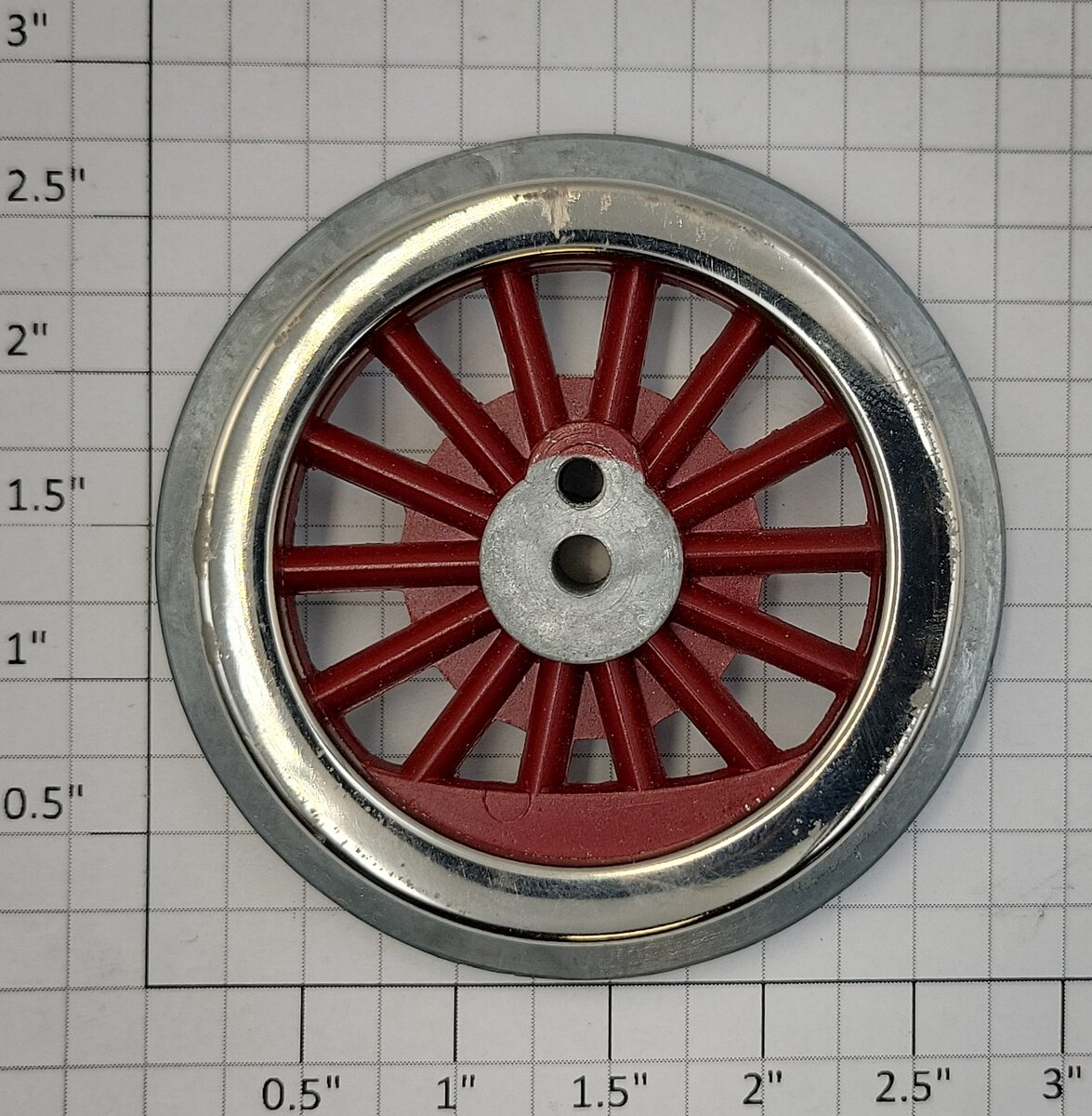 Model Engineering Works 400E-69 Red Spoked 2-3/4" Steam Loco Gear Wheel