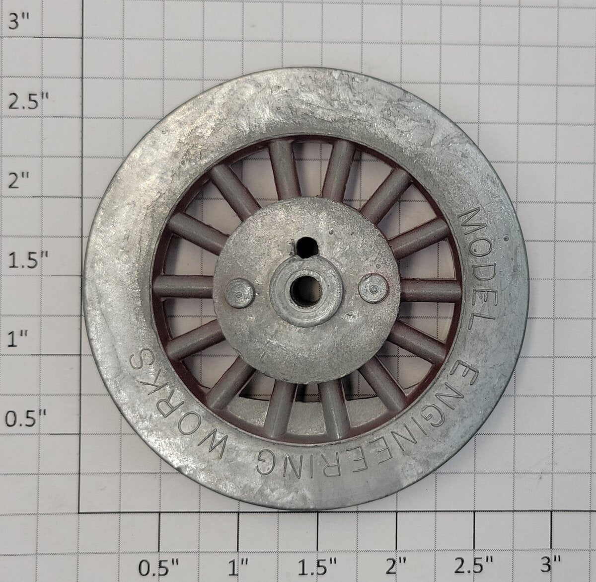Model Engineering Works 400E-69 Red Spoked 2-3/4" Steam Loco Gear Wheel