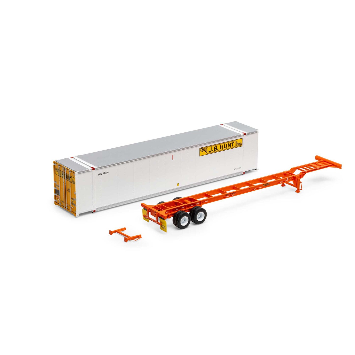 Athearn 27992 HO JBHU 48' Container with Chassis