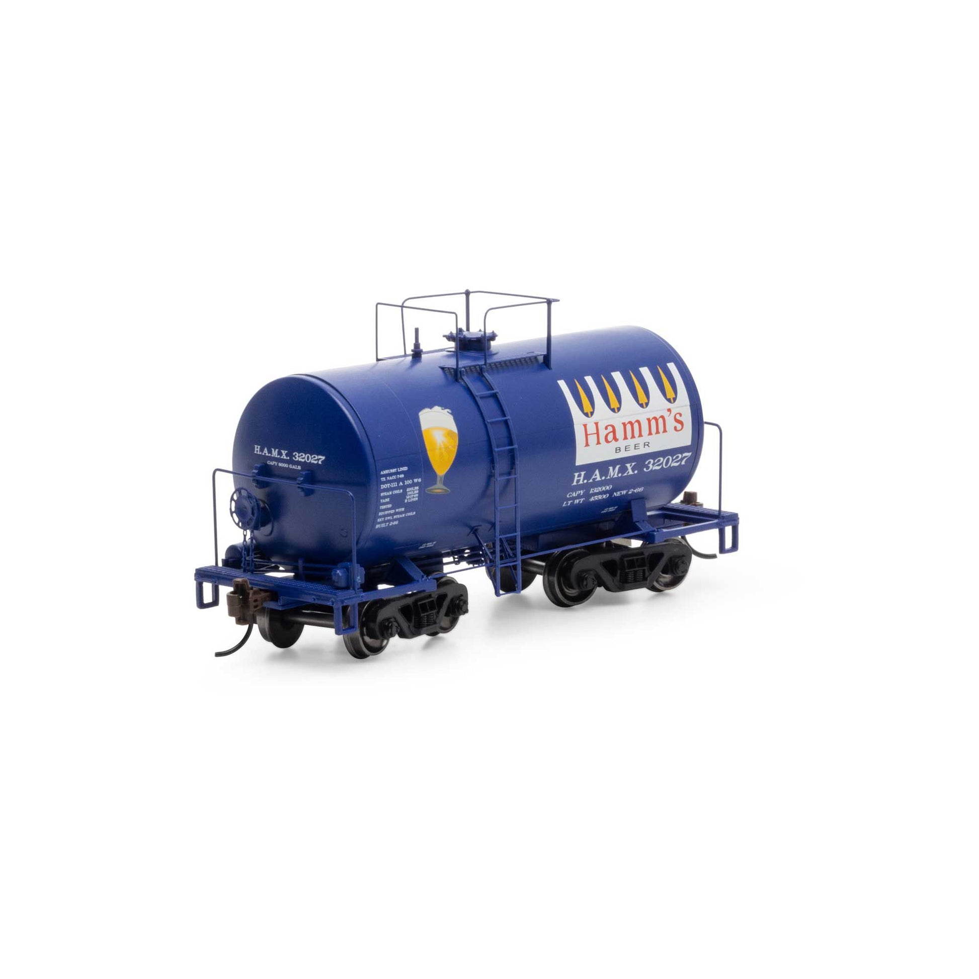 Athearn 97172 HO HAMX 30' NACC 8,000-Gallon Tank Car