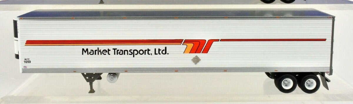 Athearn 28453 HO Market Transport Ltd. 53'' Utility Reefer Trailer (Box of 2)
