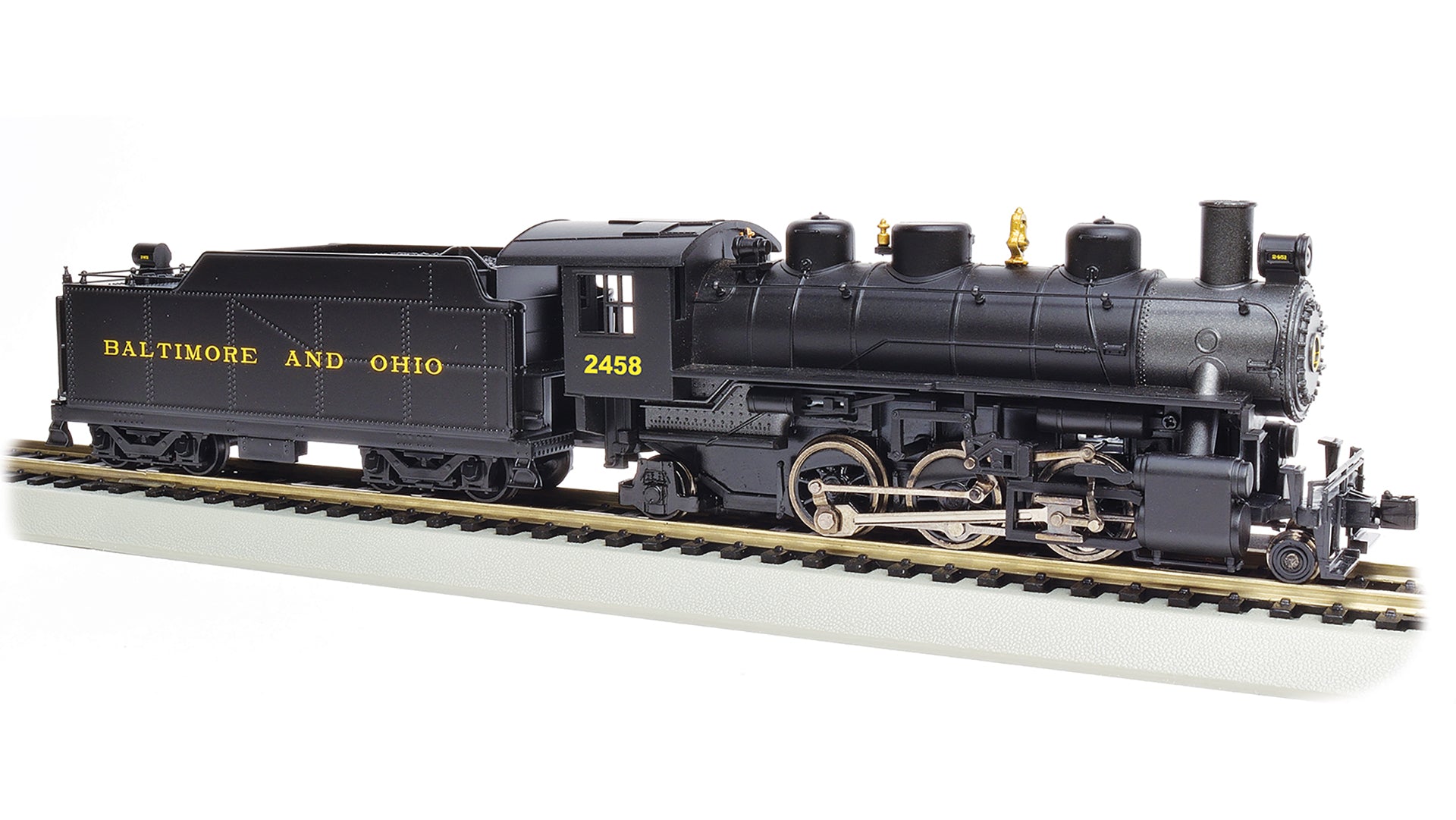 Bachmann 51513 HO Baltimore & Ohio 2-6-2 Prairie Steam Locomotive w/ Smoke #2458