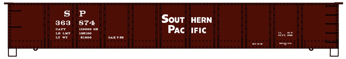 Accurail 81732 HO Southern Pacific 41' Gondola Kit