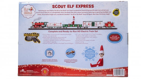 Bachmann 00779 Scout Elf Express HO Gauge Steam Freight Starter Set