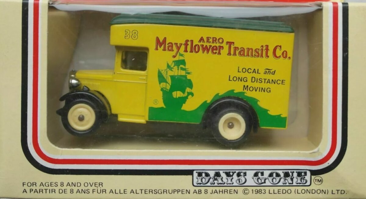 Lledo 160 1934 Mayflower Transit Co. Oldtimer Van Days-Gone Diecast