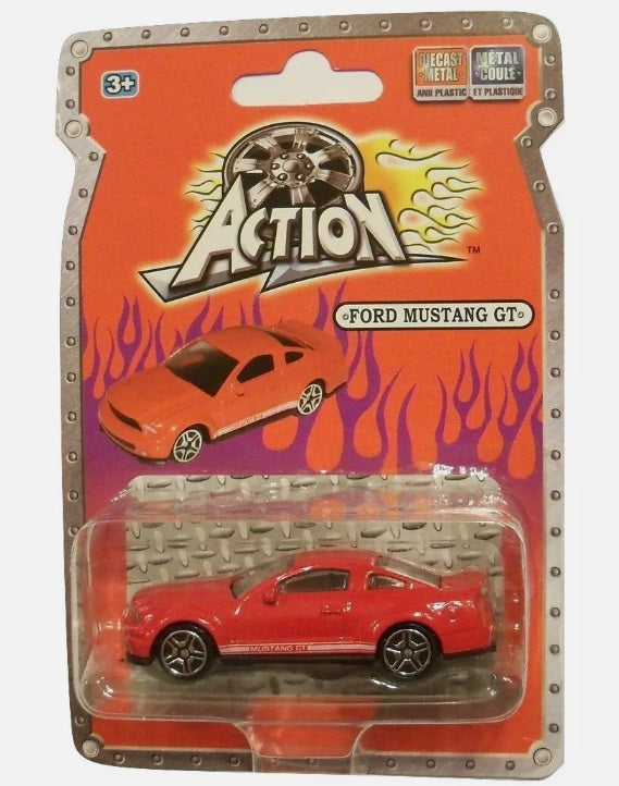 Action 16007 1:64 Scale Red Ford Mustang GT Diecast & Plastic Parts Vehicle