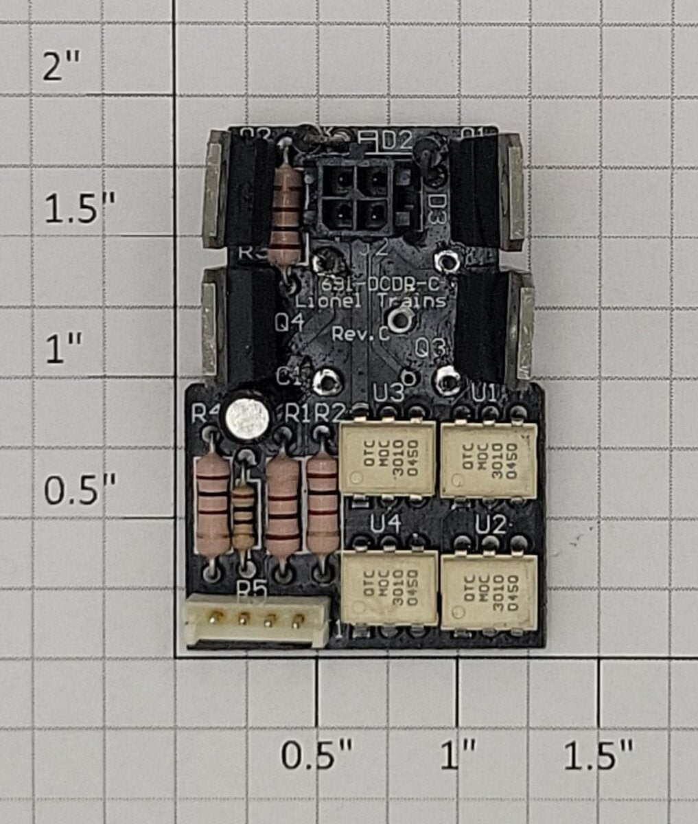 Lionel 691-DCDR-C K-Line RS-3 PCB Circuit Board