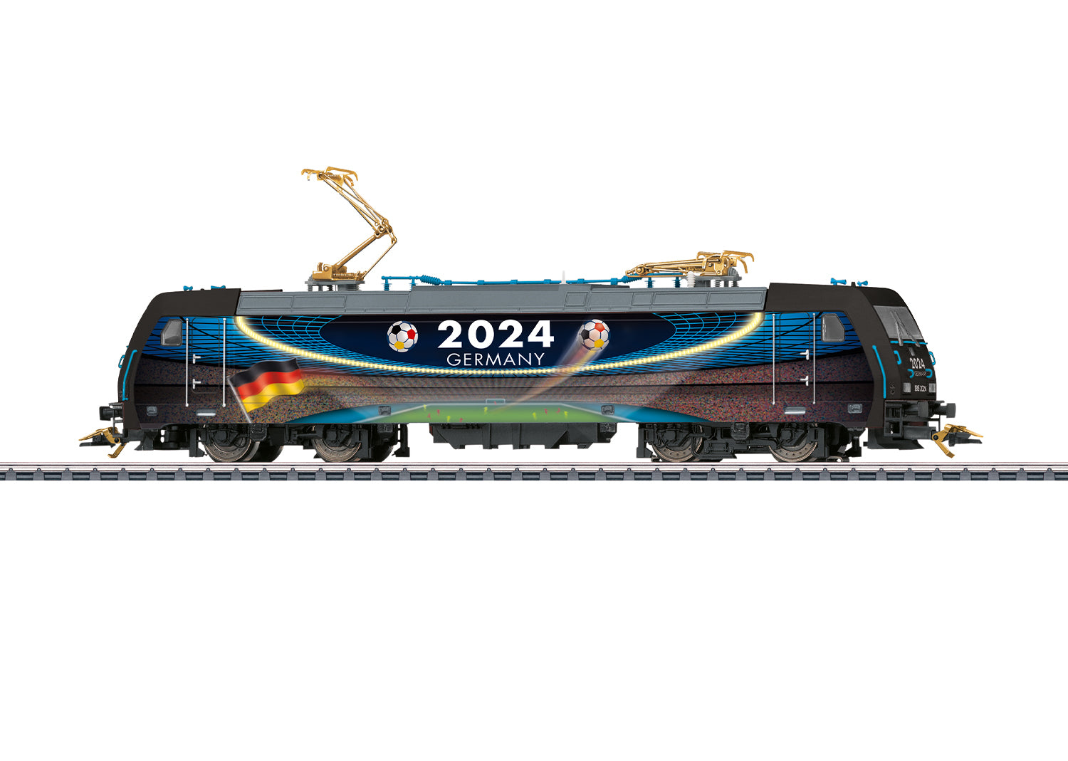 Marklin 36649 HO 2024 European Soccer Championship 185.2 Electric Locomotive