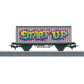 Marklin 44831 HO Graffiti Container Transport Car