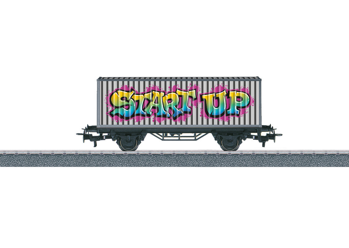 Marklin 44831 HO Graffiti Container Transport Car