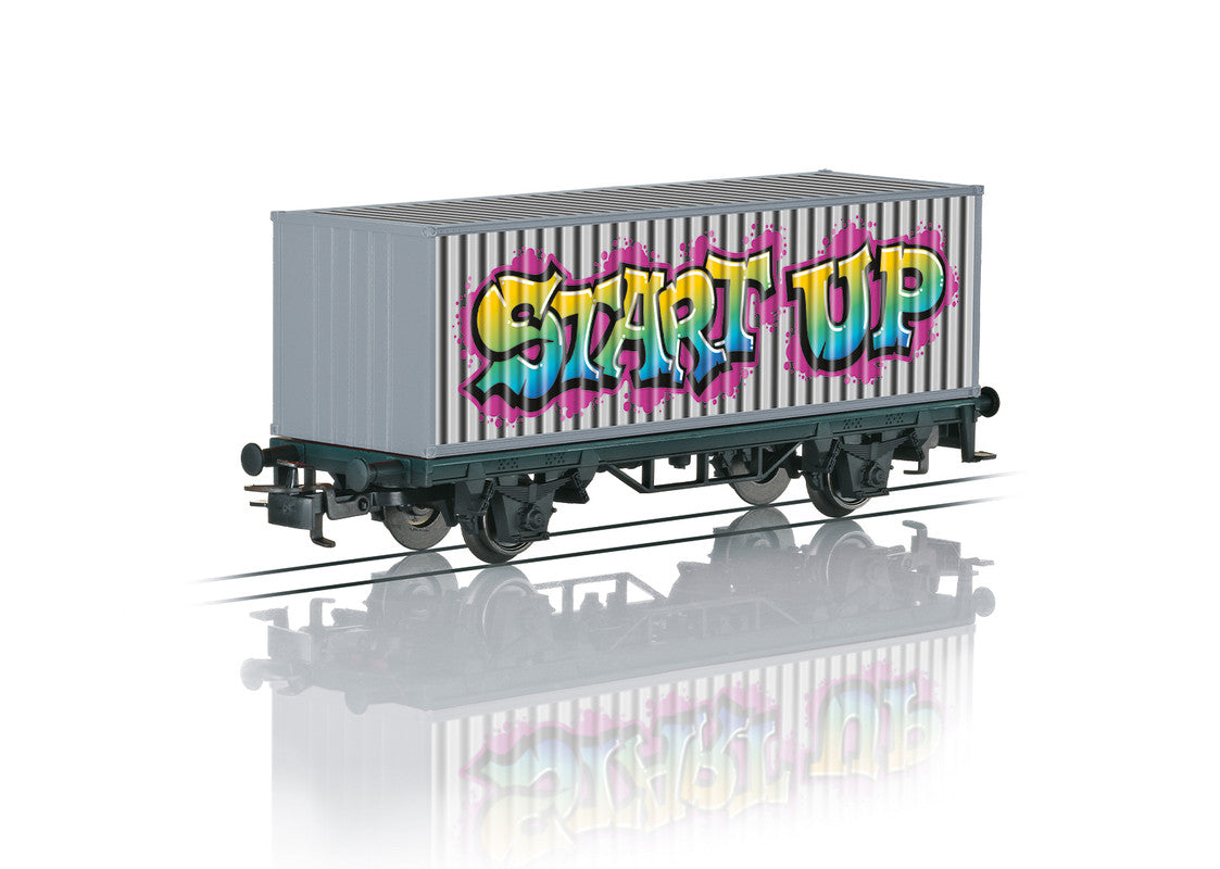 Marklin 44831 HO Graffiti Container Transport Car