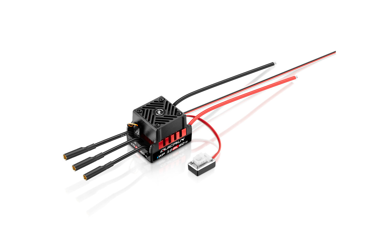 HobbyWing 30107300 Quicrun WP-10BL60 G2 Waterproof Sensorless Brushless ESC