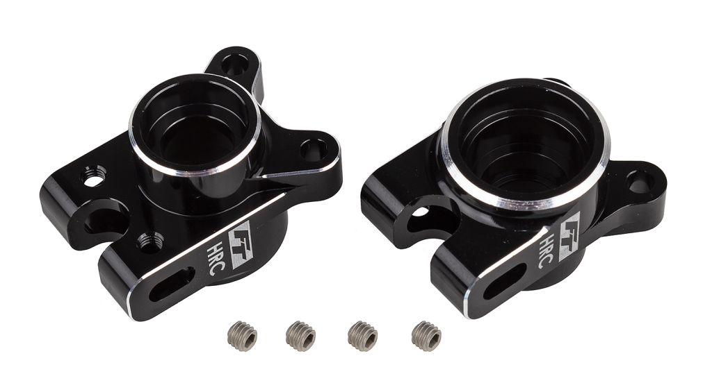 Team Associated 92474 RC10B7 FT HRC Black Rear Hub Set