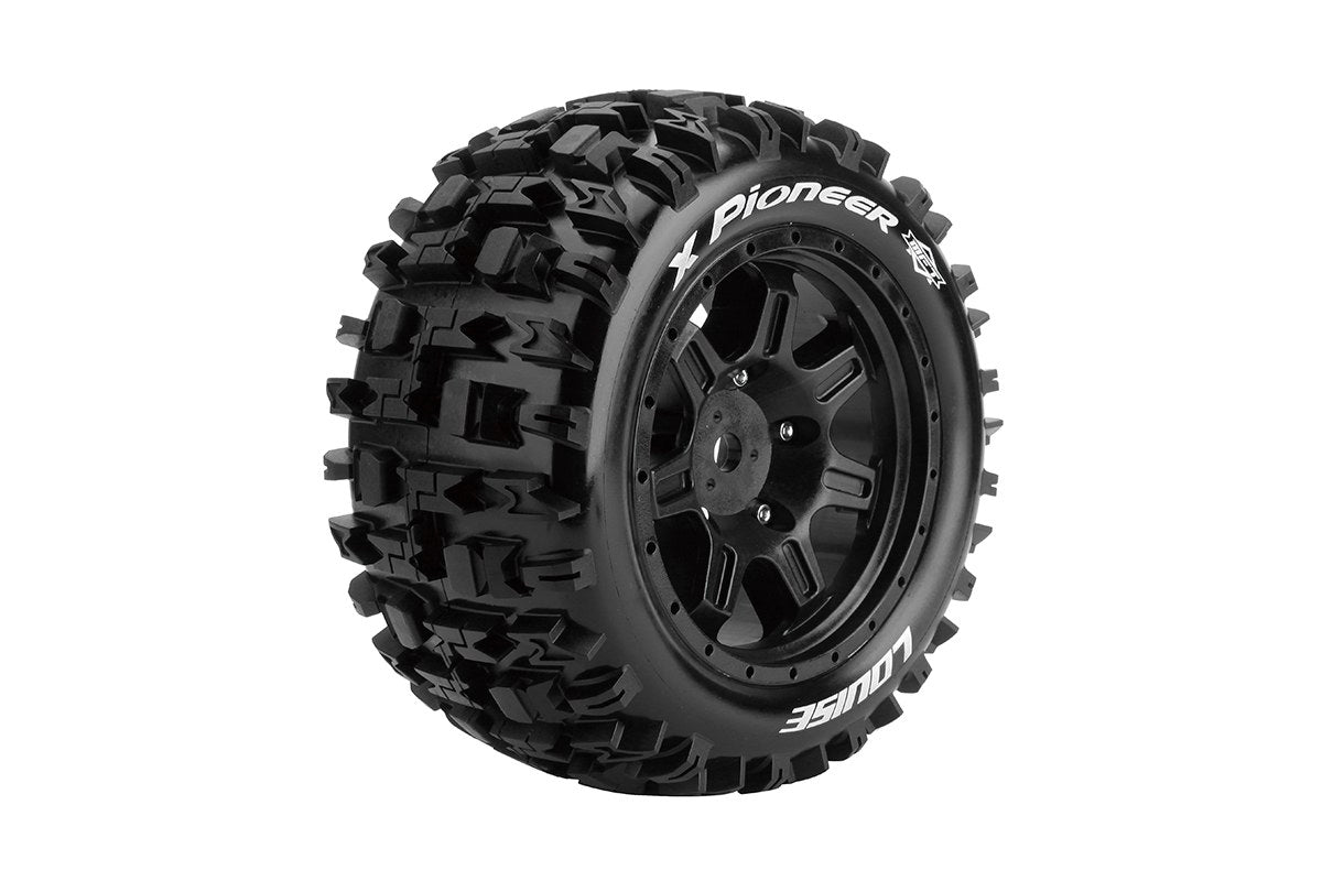 Louise R/C LT3296B 24mm Hex MFT X-Pioneer X-MAXX Sport Monster Truck Tires