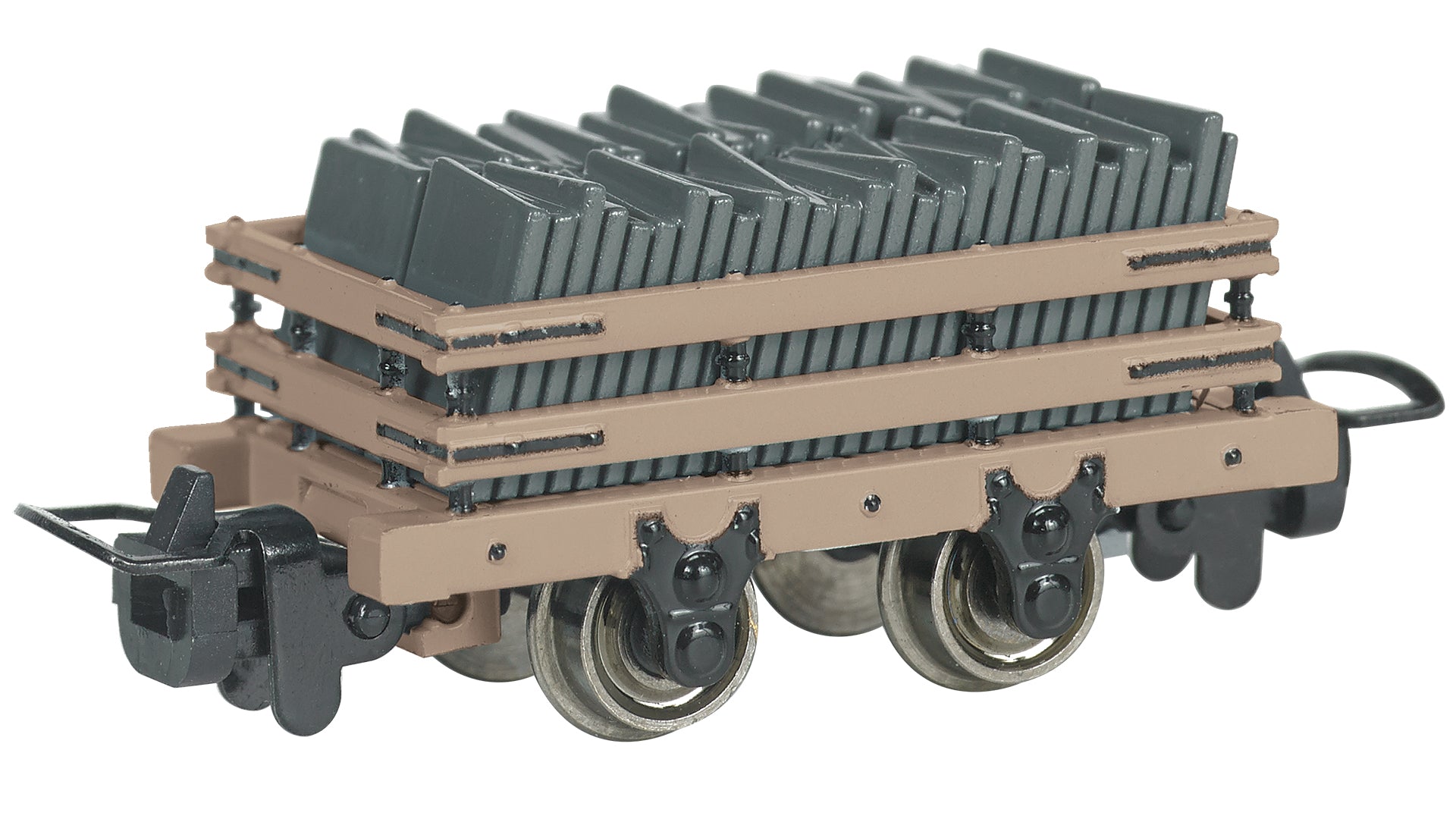 Bachmann 77315 HOn30 Narrow Gauge Thomas & Friends Tan Slate Wagon with Load