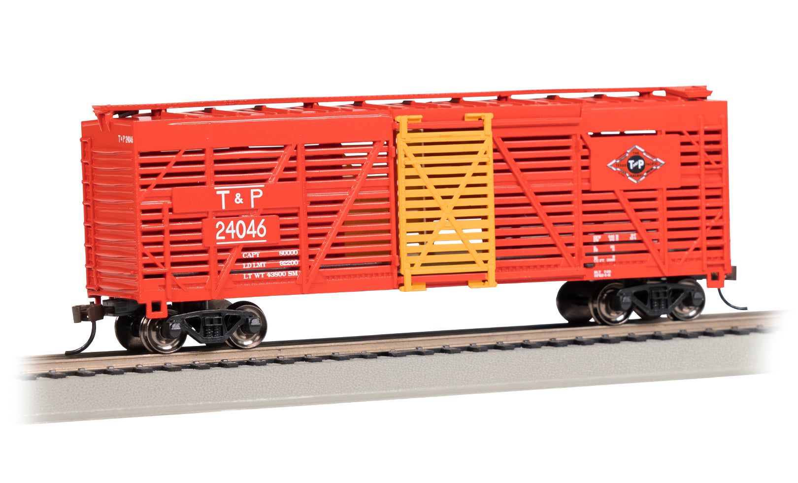Bachmann 18506 HO Texas & Pacific 40' Stock Car #24046