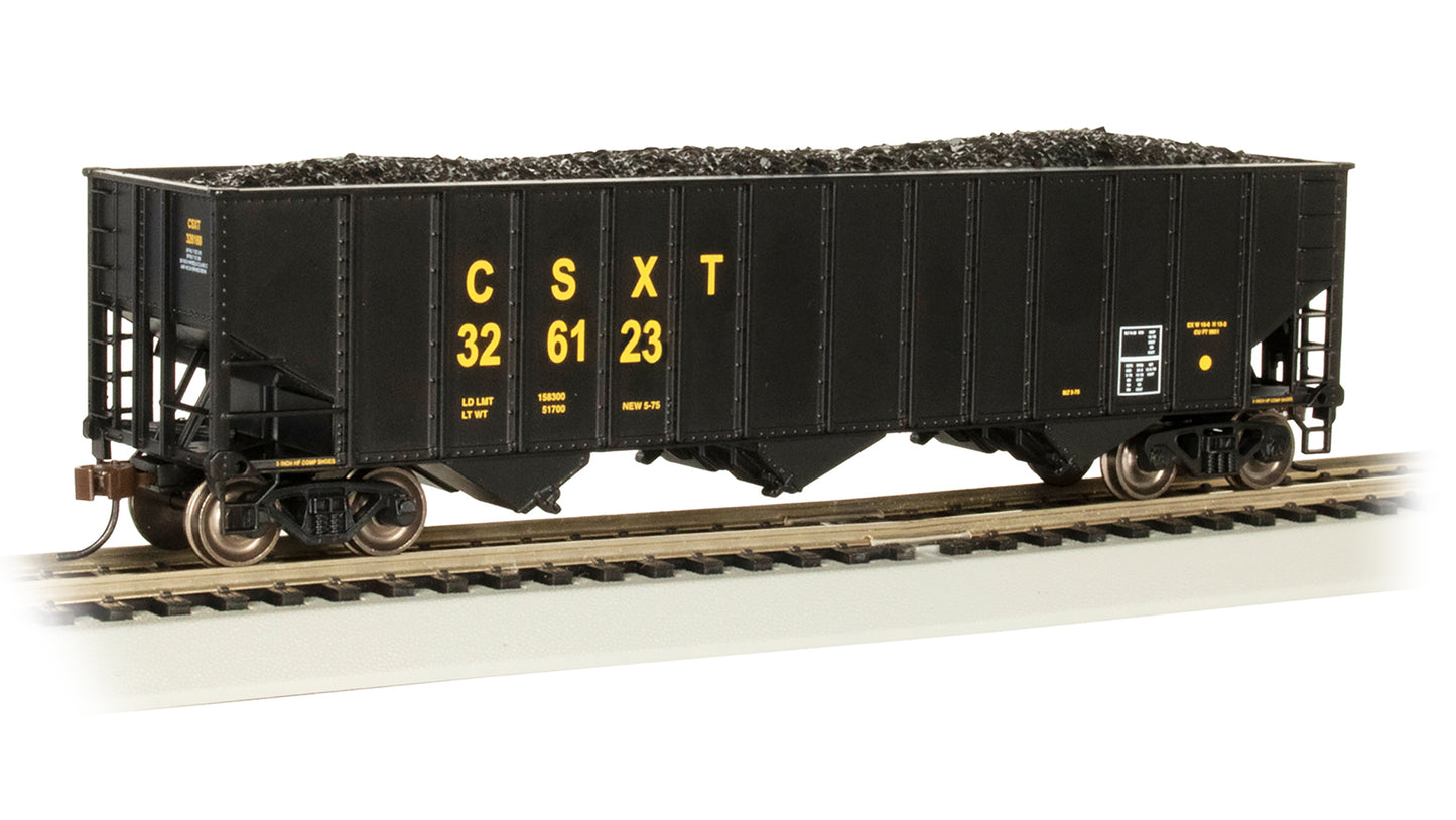 Bachmann 18718 HO CSX Bethlehem Steel 100 Ton 3 Bay Hopper #326123