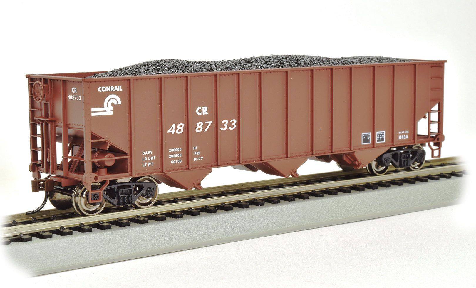 Bachmann 18720 HO Conrail Bethlehem Steel 100 Ton 3 Bay Hopper #488733