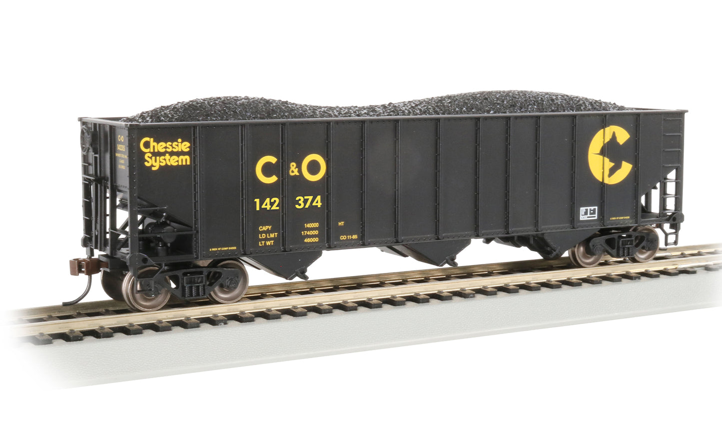 Bachmann 18729 HO Chessie System Bethlehem Steel 100 Ton 3 Bay Hopper #142374