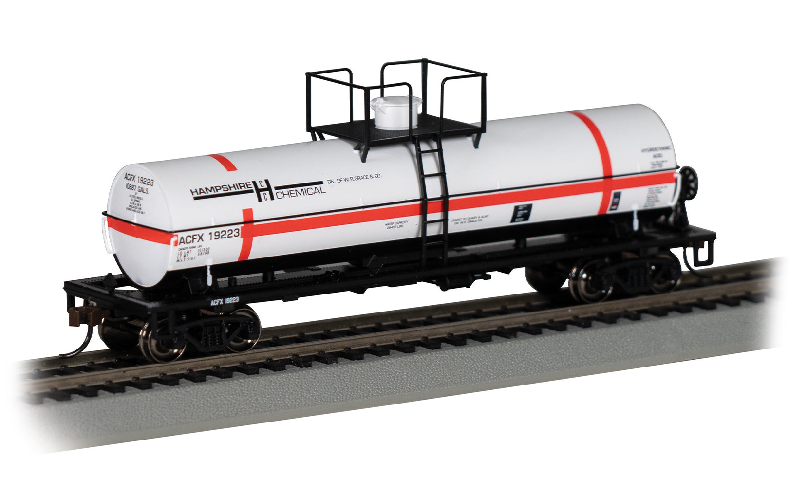 Bachmann 75810 HO Hampshire Chemical Chemical Tank Car #19223