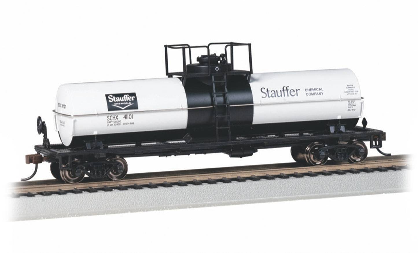 Bachmann 75808 HO Stuaffer Chemicals Chemical Tank Car #41101