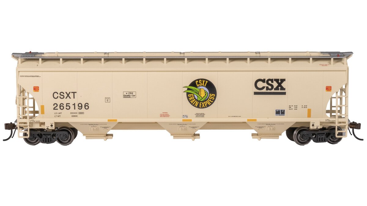 Bachmann 70635 HO CSX Grain Express Covered Hopper #265196