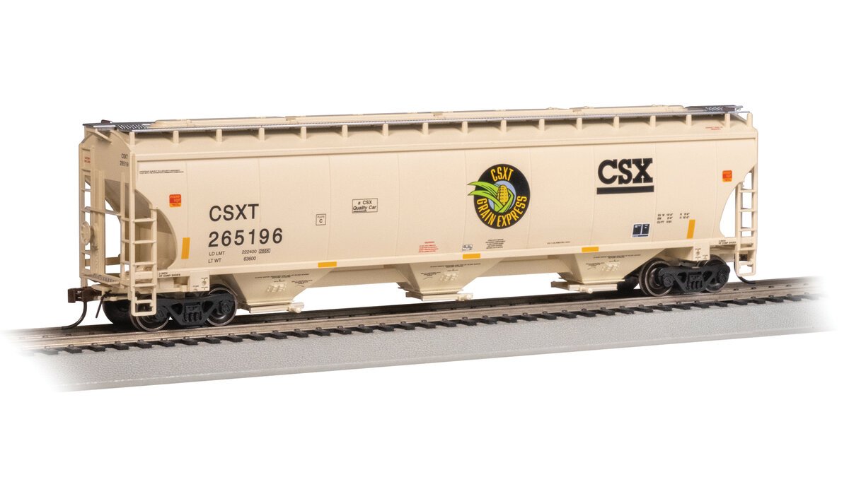 Bachmann 70635 HO CSX Grain Express Covered Hopper #265196