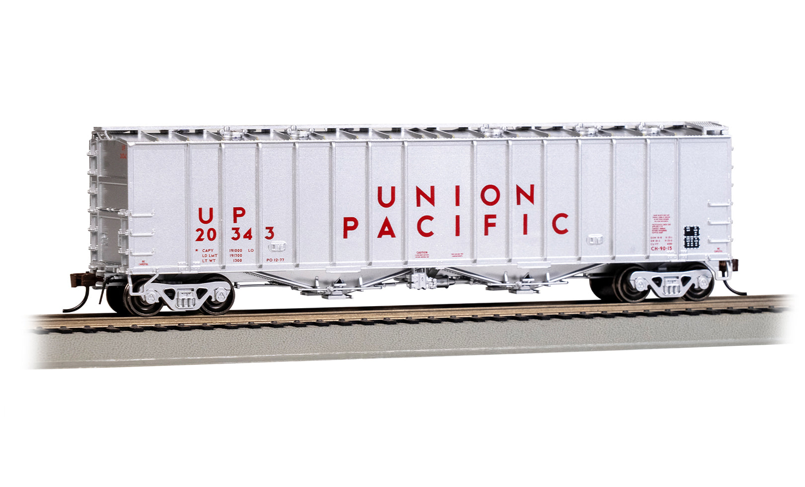 Bachmann 70619 HO Union Pacific 4180 Airslide Hopper #20343