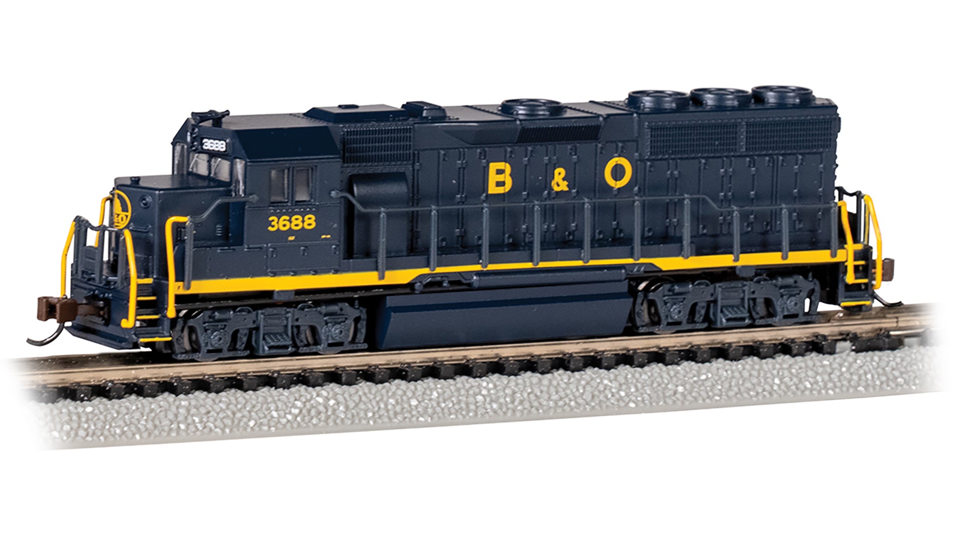 Bachmann 63571 N Baltimore & Ohio EMD GP40 Diesel Locomotive #3688