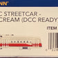 Bachmann 60514 HO Red & Cream DCC Ready PCC Streetcar