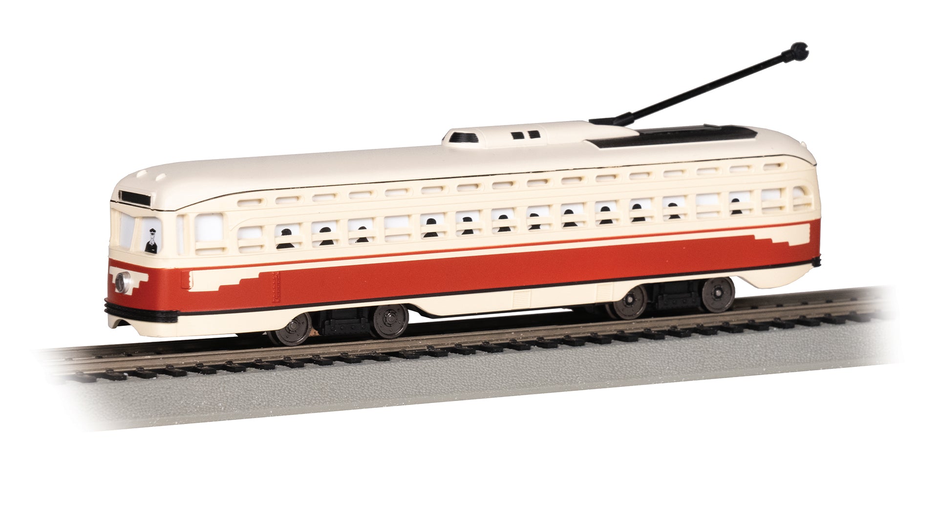 Bachmann 60514 HO Red & Cream DCC Ready PCC Streetcar