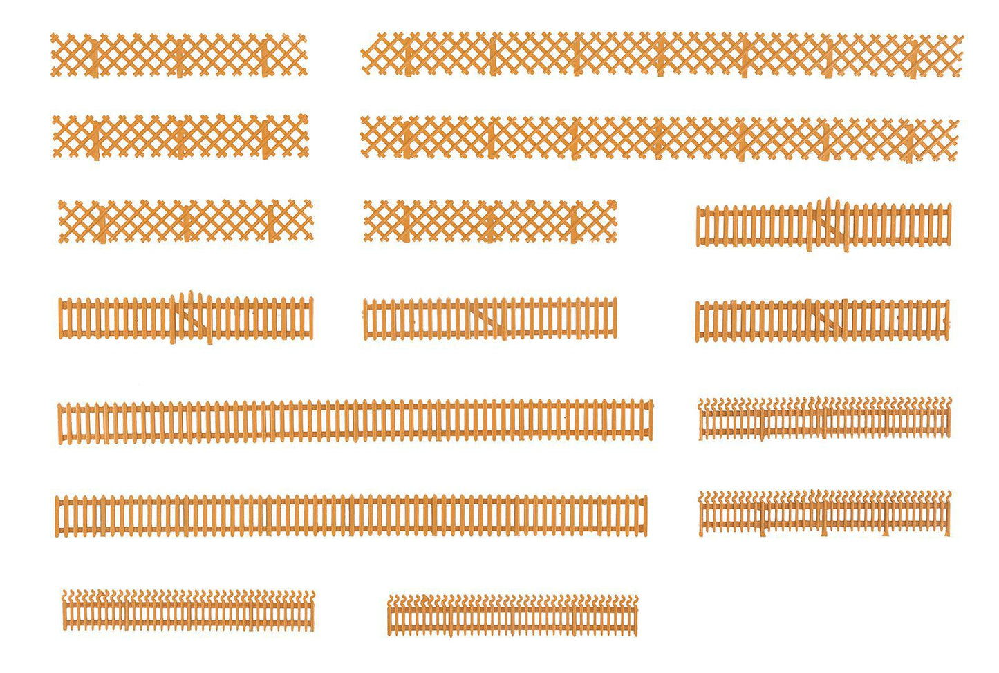 Faller 180860 HO Garden Fences (Set of 3)