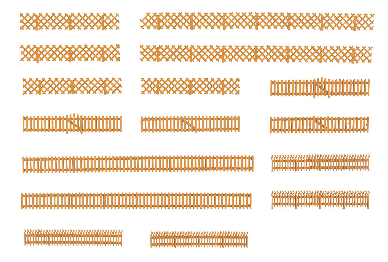 Faller 180860 HO Garden Fences (Set of 3)