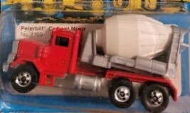 Mattel 1169 1:64 Die Cast Peterbilt Cement Mixer Truck