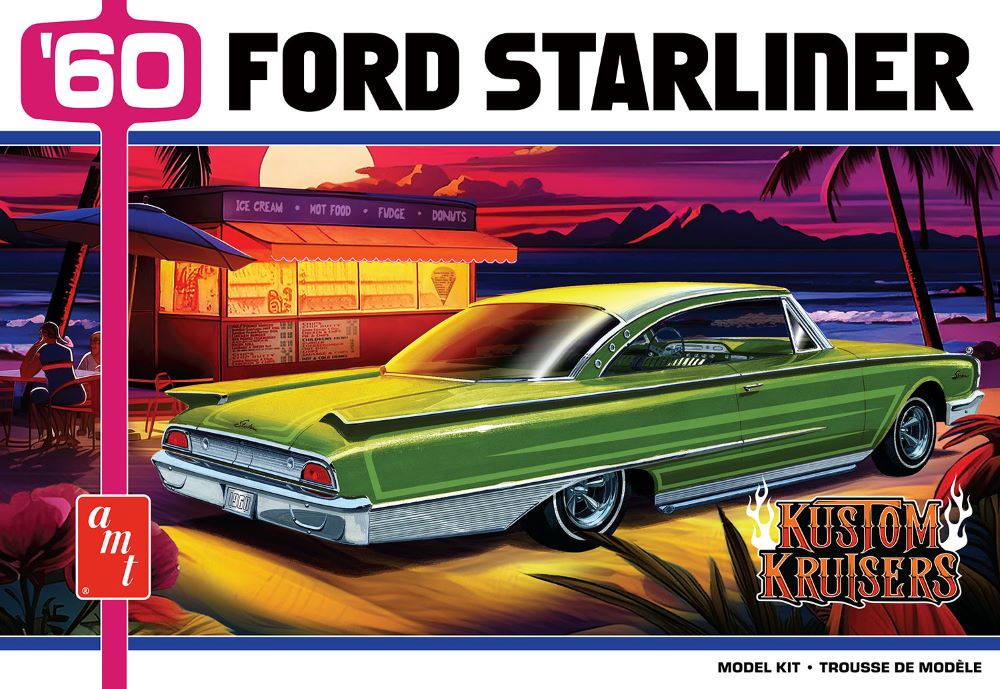 AMT 1472 1:25 1960 Ford Starliner Custom Car Plastic Model Kit