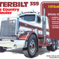 AMT 1477 1:25 Peterbilt 359 "Cross Country Hauler" Plastic Model Kit