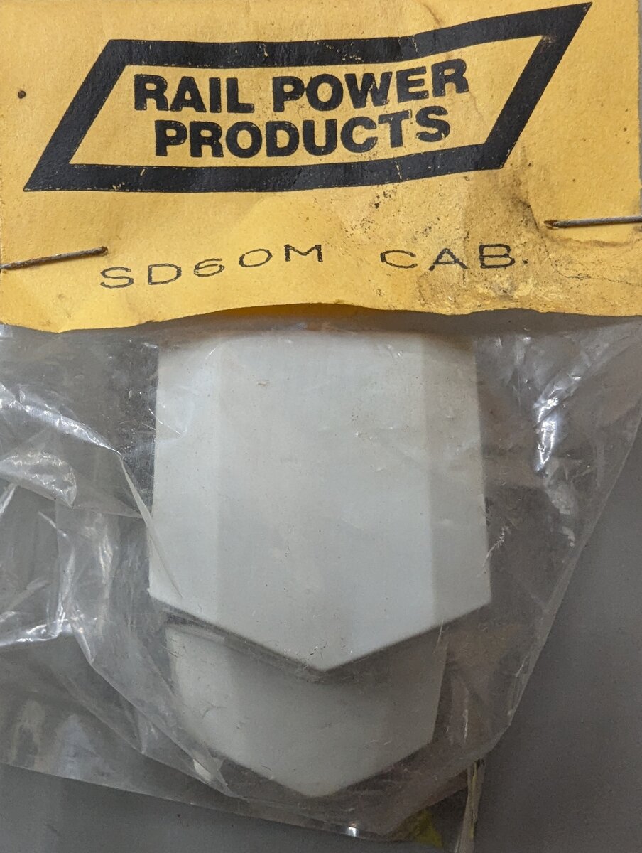 Rail Power HO Electro Motive Division SD60M Diesel Locomotive Cab Shell