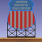 Miller Engineering 88-1801 O/HO Scale Union Pacific Railroad Animated Neon Sign