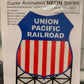 Miller Engineering 88-1801 O/HO Scale Union Pacific Railroad Animated Neon Sign