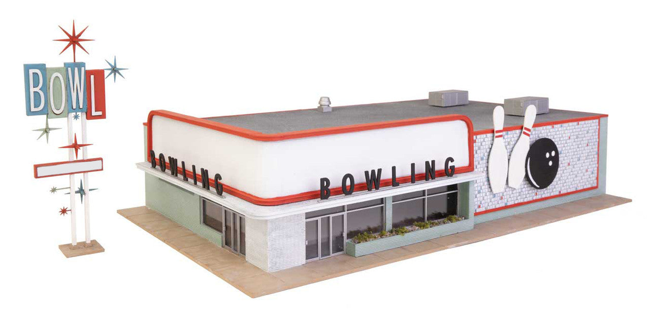 Walthers 933-4118 HO Bowling Alley Building Kit
