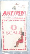 Arttista 1000 O Scale Lady Sitting w/Flowers & Waving Figure