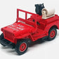 Solido 2117 1:43 Red Toner Gam I 1944 Willy''s Jeep Fire Engine S.D.I Du Var LN/Box