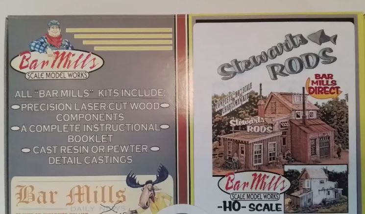 Bar Mills 0192 HO Stewarts Rods Kit